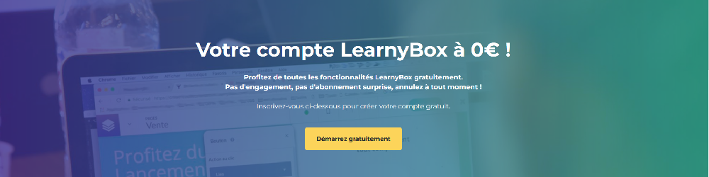 Inscrivez-vous gratuitement à Learnybox