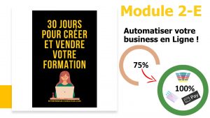 Vendez vos formation en ligne 100% automatiquement.