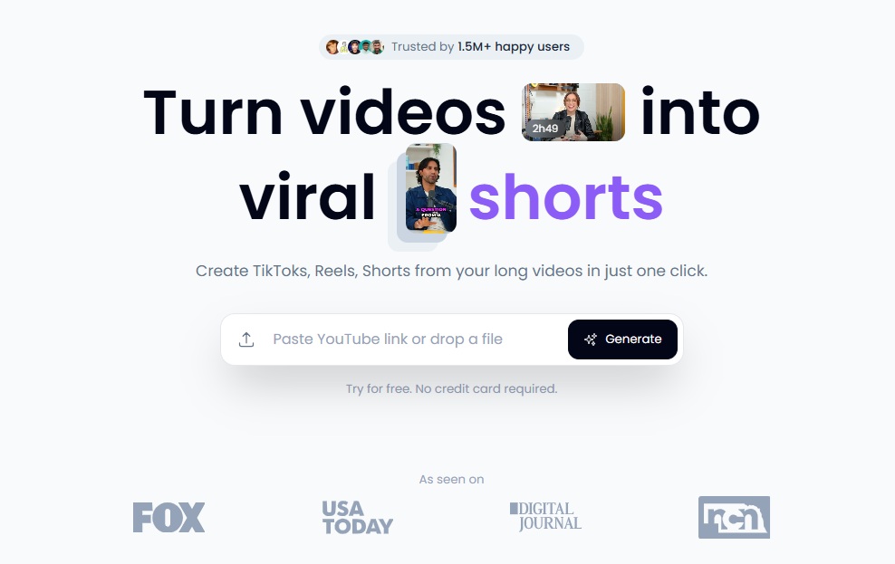 Klap l'outil pour transformer vos vidéos longues en pleins de shorts virales