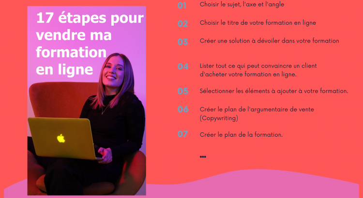 17 étapes pour créer et vendre votre formation ebook